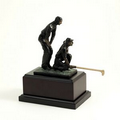 Medium Double Golfer Sculpture